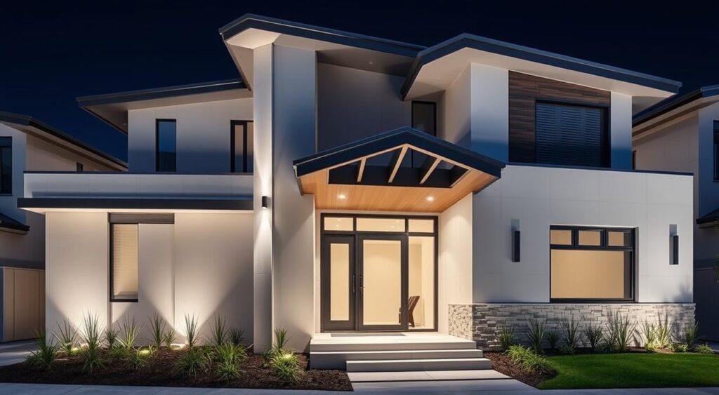 design-funcional-1024x563 Fachadas de Casas de Esquina: 10 Dicas e Estilos pra te Inspirar