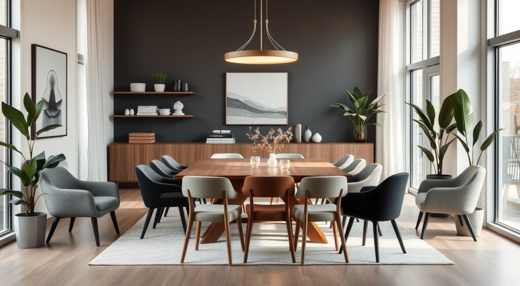 dicas-de-combinacao-cadeiras-e-decoracao-1024x563 Cadeiras Modernas de Sala de Jantar: Estilo e Conforto