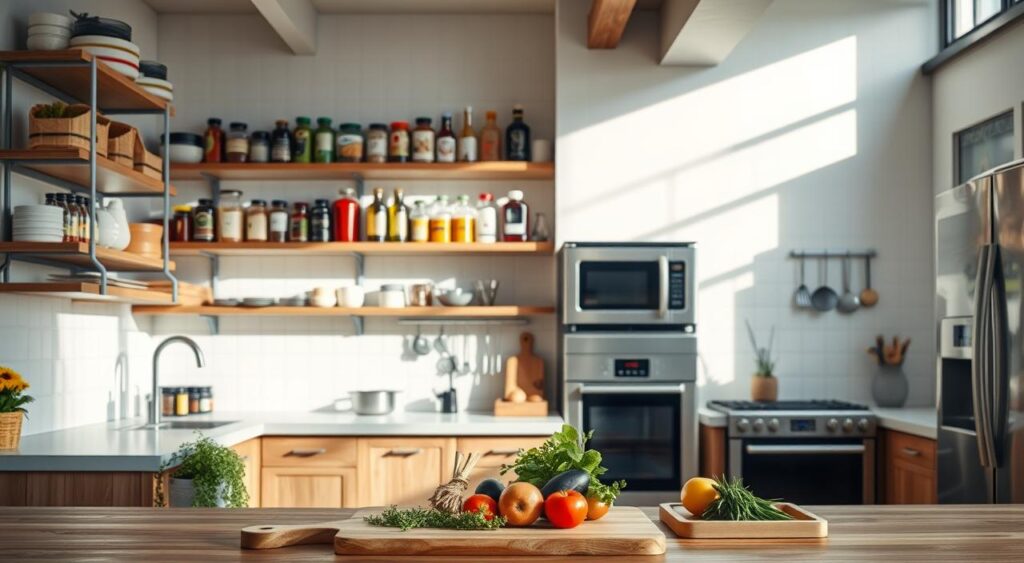 dicas-de-organizacao-na-cozinha-1024x563 Organizar Móveis na Cozinha: Como Evitar os Principais Erros
