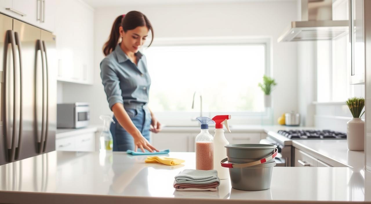 dicas práticas de limpeza da cozinha na rotina de trabalho
