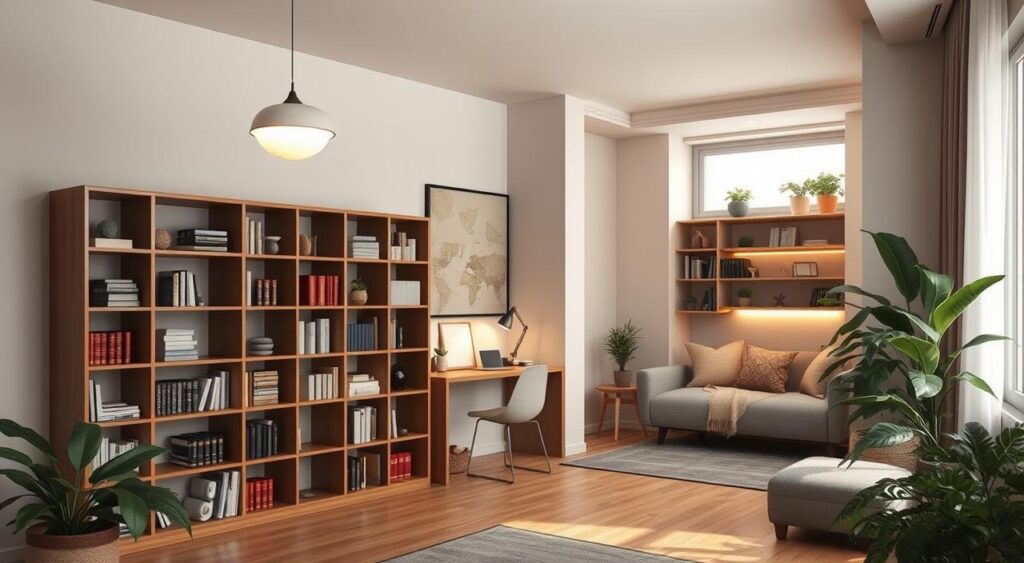 espacos-criativos-em-apartamentos-pequenos-1024x563 20 Ideias para Apartamento Pequeno Decorado que Encantam