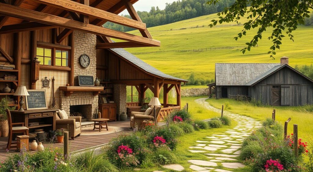 estilo-rustico-1024x563 Como Decorar uma Casa de Chácara com Charme e Sem Gastar Muito