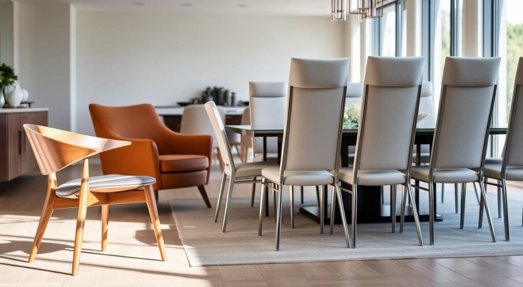 estilos-de-cadeiras-modernas-para-sala-de-jantar-1024x563 Cadeiras Modernas para Sala de Jantar que Impressionam