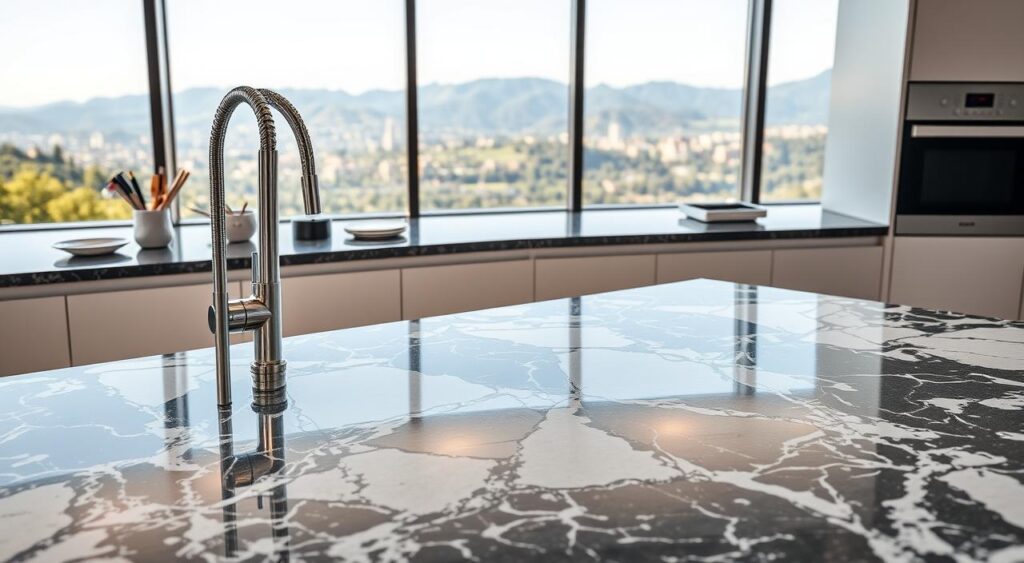 estilos-de-decoracao-com-granito-1024x563 Granito Preto e Branco | Beleza e Sofisticação na Cozinha | 5 Modelos que Valem a Pena Escolher
