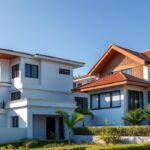 exemplos de casas com platibanda