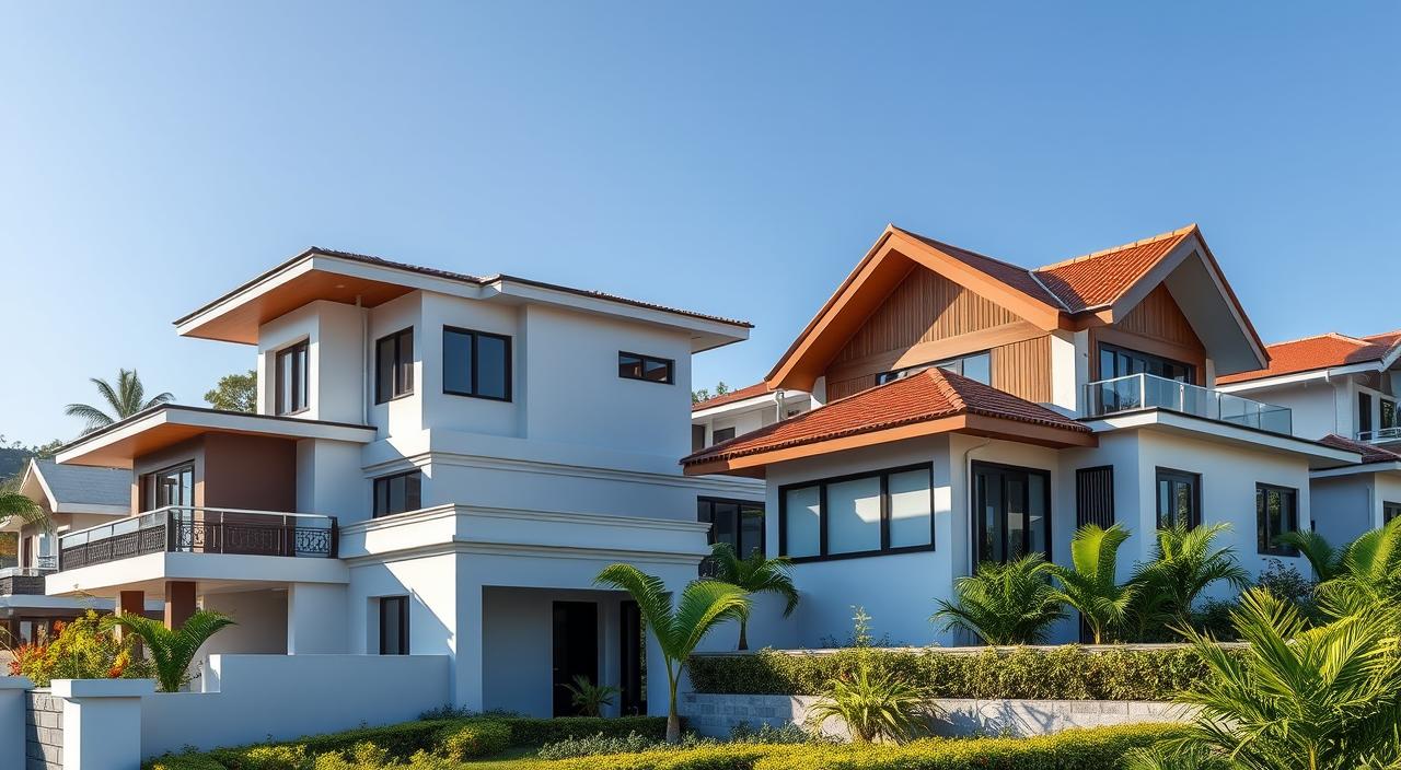 exemplos de casas com platibanda