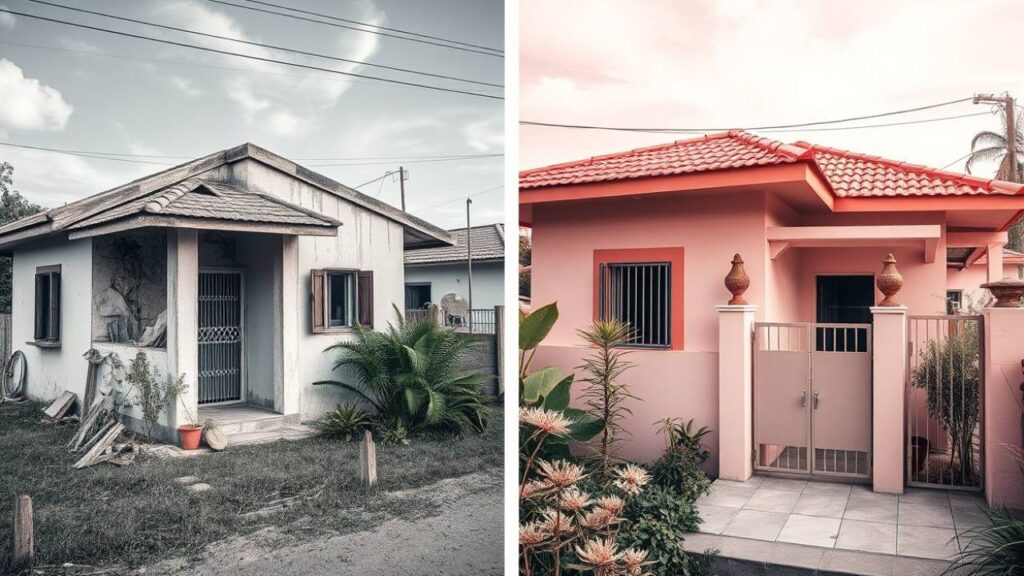 fachadas-antes-e-depois-Ventrameli-Decor-4-1024x576 Reforma de Fachada de Casas Antes e Depois que Impressionam