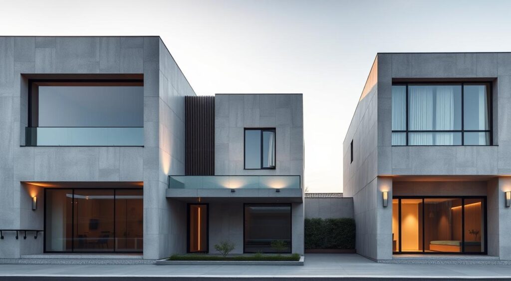 fachadas-contemporaneas-1024x563 Fachadas Lindas: Inspiração para Casas Deslumbrantes e Simples