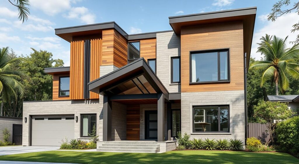 fachadas-criativas-1024x563 Fachadas de Casas Térreas Modernas que Vão te Inspirar Agora