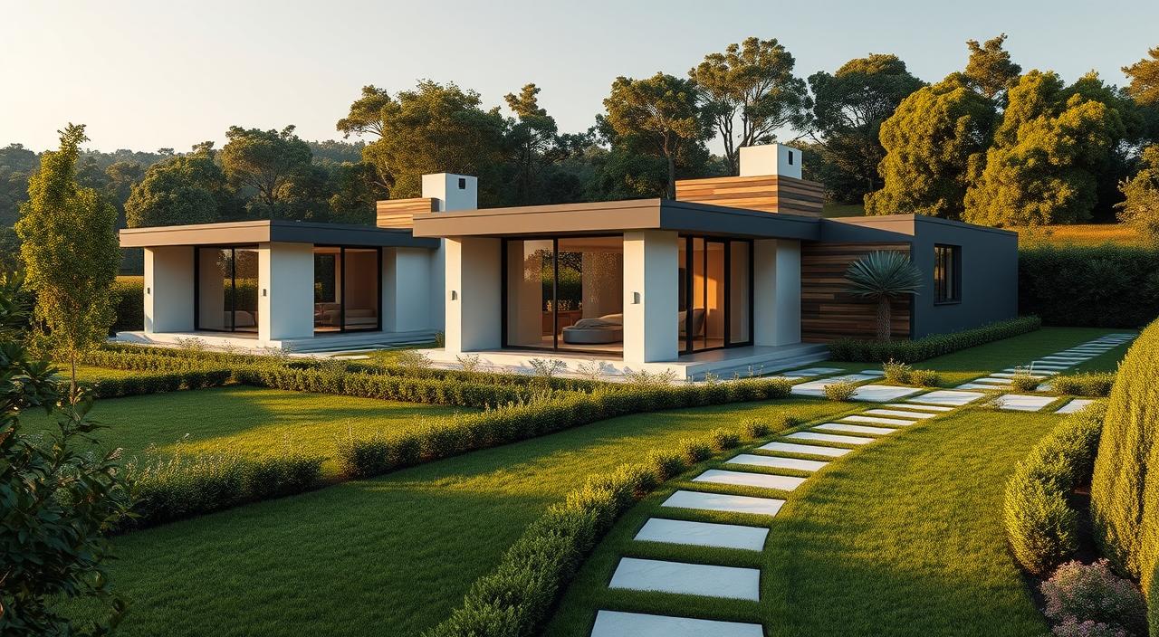 fachadas de casas terreas modernas