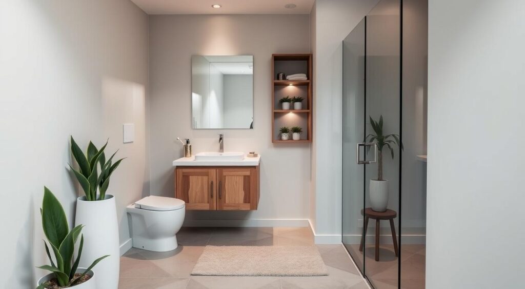 ideias-de-decoracao-para-banheiro-pequeno-1024x563 Como Planejar Banheiro Pequeno com Eficiência e Economia