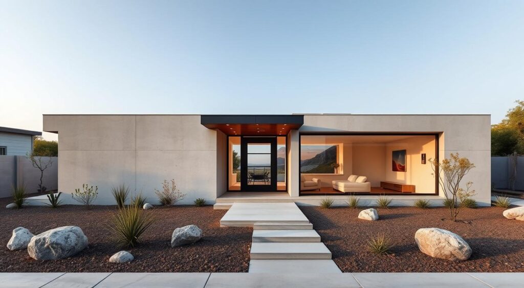 ideias-para-fachadas-de-casas-terreas-modernas-1024x563 Fachadas de Casas Térreas Modernas que Vão te Inspirar Agora