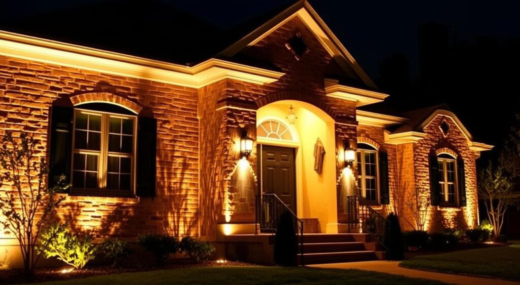 iluminacao-da-fachada-1024x563 Como Reformar a Fachada da Casa Gastando Pouco