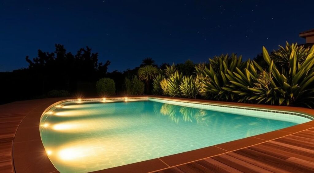 iluminacao-de-piscina-1024x563 As Tendências em Cores de Vinil para Piscina 2025