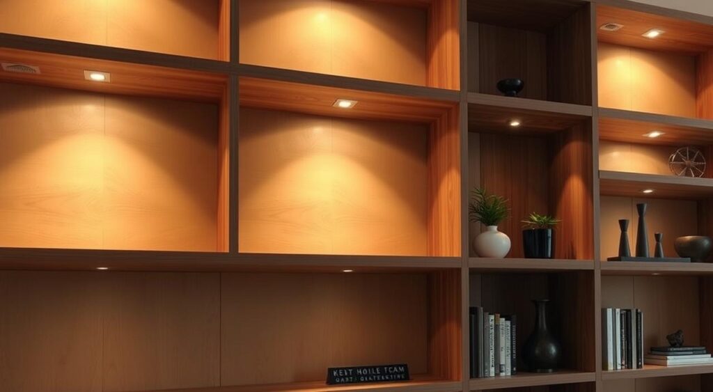 iluminacao-decorativa-1024x563 Como Decorar a Estante com Estilo e Criatividade