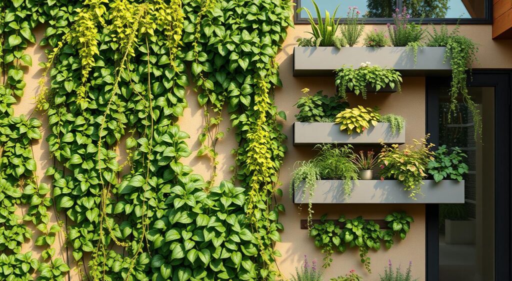 inovacoes-em-jardinagem-vertical-1024x563 Fachadas de Casas com Plantas: Tendência Verde e Natural