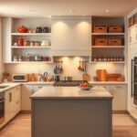 organização na cozinha