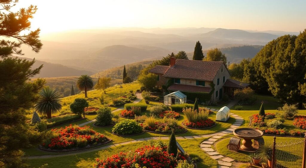 paisagismo-em-chacara-1024x563 Como Cuidar de um Jardim Rústico em Chácara ou Sítio