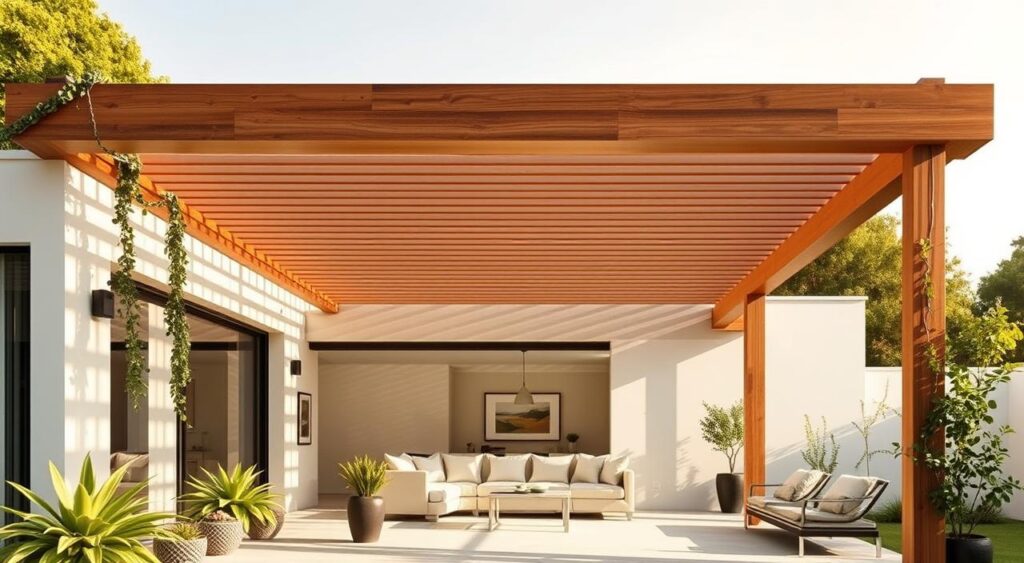 pergolado-como-extensao-1024x563 Pergolado no Terraço: 10 Modelos Lindos e Elegantes