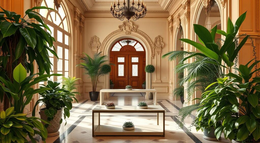plantas-para-hall-de-entrada-1024x563 Decoração com Plantas: Quais Usar em Cada Ambiente da Casa