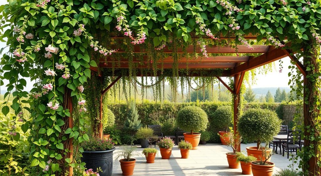 plantas-para-pergolado-1024x563 Pergolado no Terraço: 10 Modelos Lindos e Elegantes
