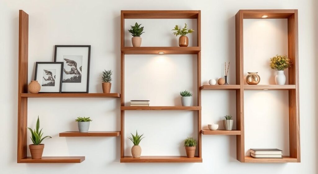 prateleiras-decorativas-1024x563 Essas 10 Ideias Baratas para Decoração Vão te Impressionar