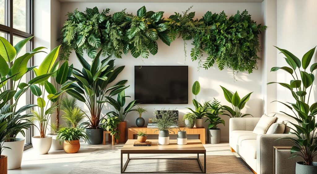 tendencias-de-plantas-artificiais-na-decoracao-1024x563 Decoração com Plantas Artificiais: 10 Dicas e Estilos que Ficam Lindos