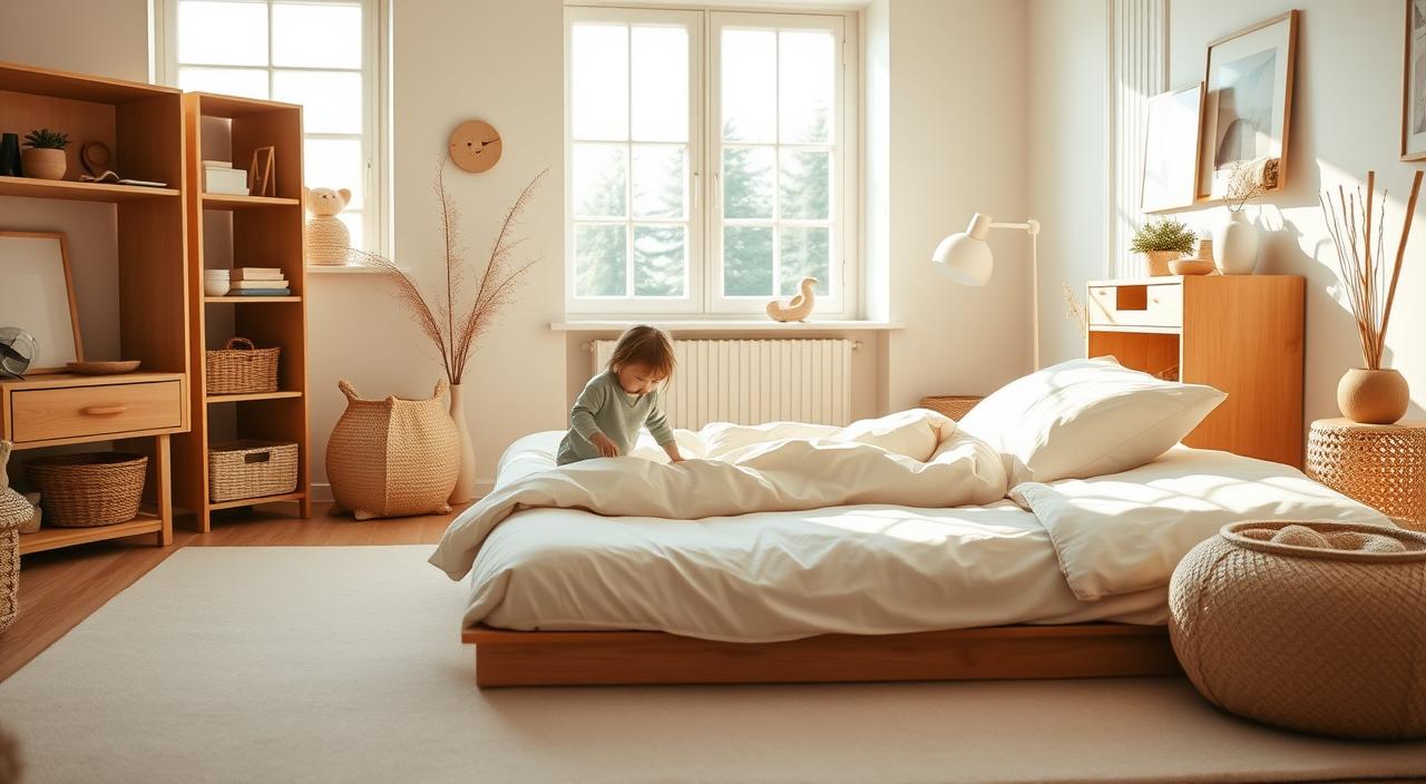 vantagens da cama montessoriana