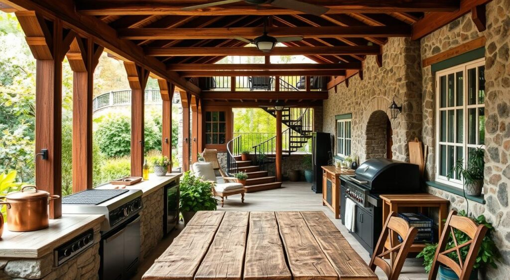 varanda-gourmet-1024x563 Móveis Rústicos para Varandas que Fazem Sua Casa Brilhar