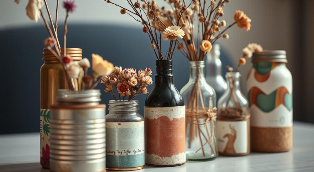 vasos-DIY-1024x563 10 Ideias DIY para Decoração Criativa e Única Pra Você Fazer