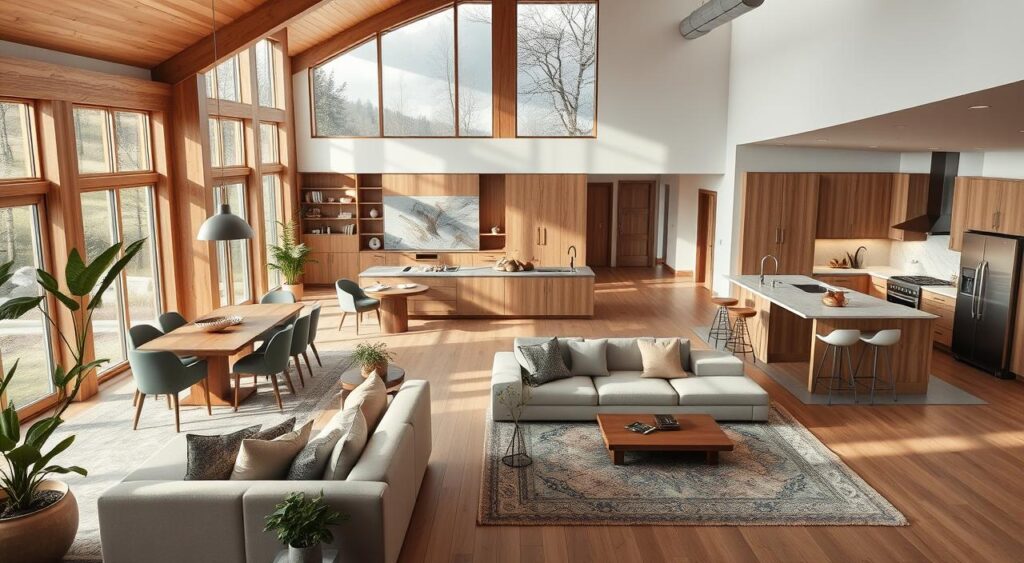 ambientes-integrados-3-1024x563 Cenários de Casas: 12 Inspirações para um Lar Aconchegante