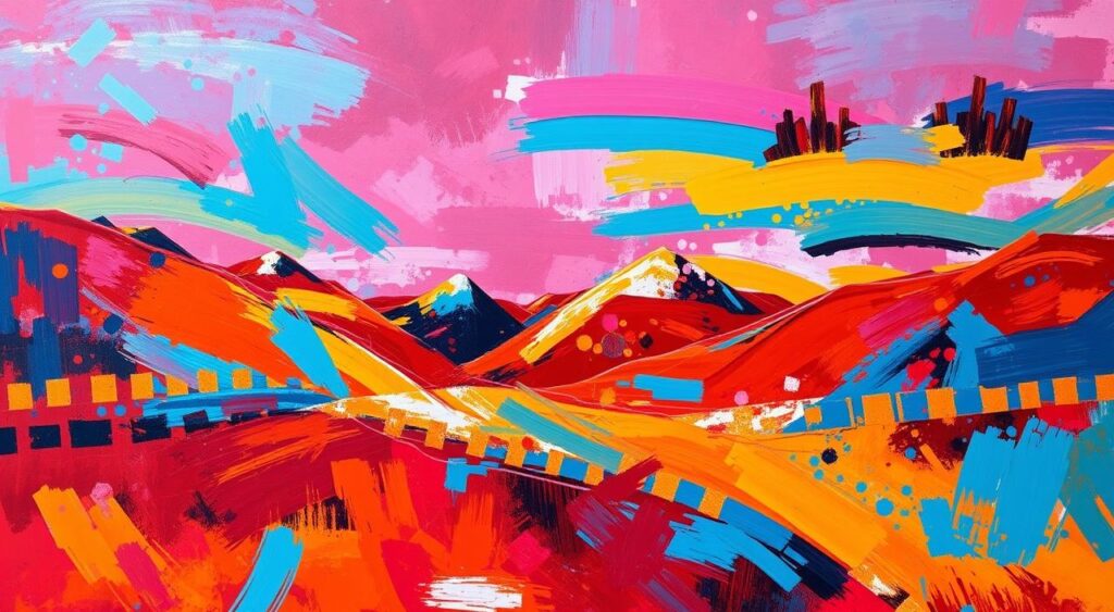 arte-abstrata-1024x563 20 Inspirações em Pinturas Criativas para Decorar