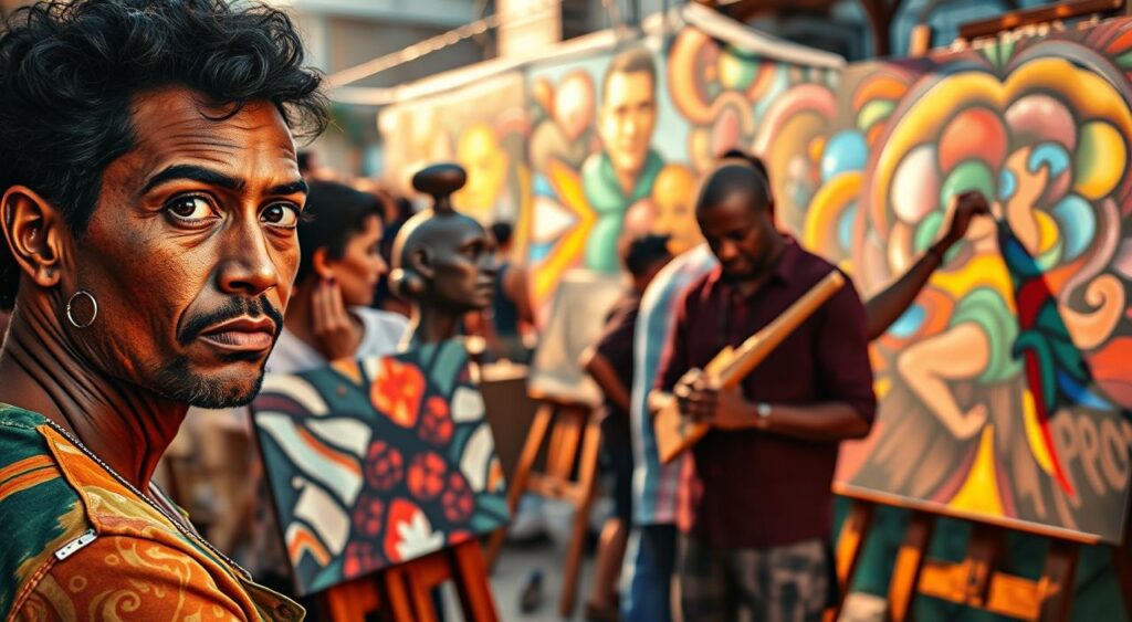 artistas-brasileiros-1024x563 20 Inspirações em Pinturas Criativas para Decorar