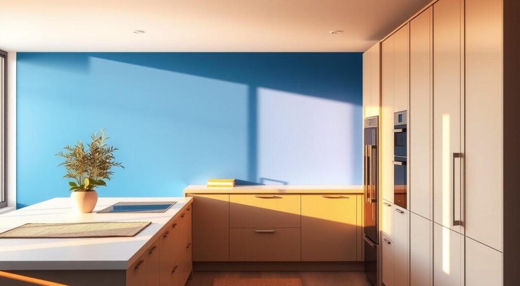 azul-1024x563 Cozinha Planejada Pequena e Simples que Vão te Impressionar