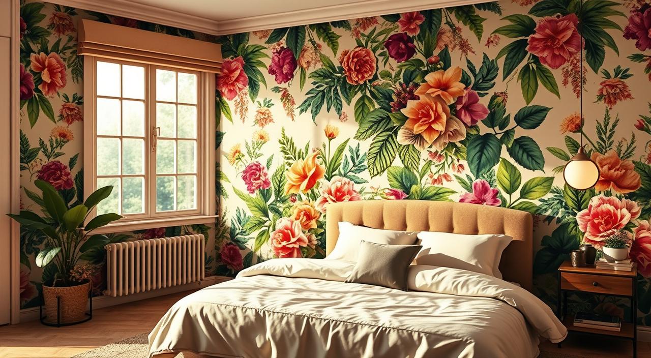 Quartos Decorados de Papel de Parede: Lindo e Fácil de Fazer