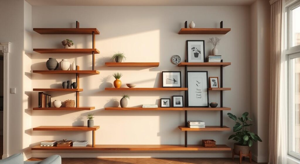 composicao-visual-prateleiras-1024x563 Você vai se surpreender com essa Decoração em Prateleiras!