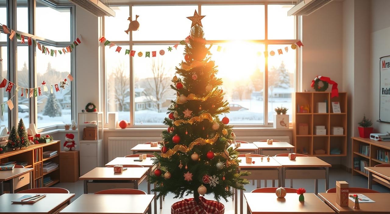 decoração de natal escola