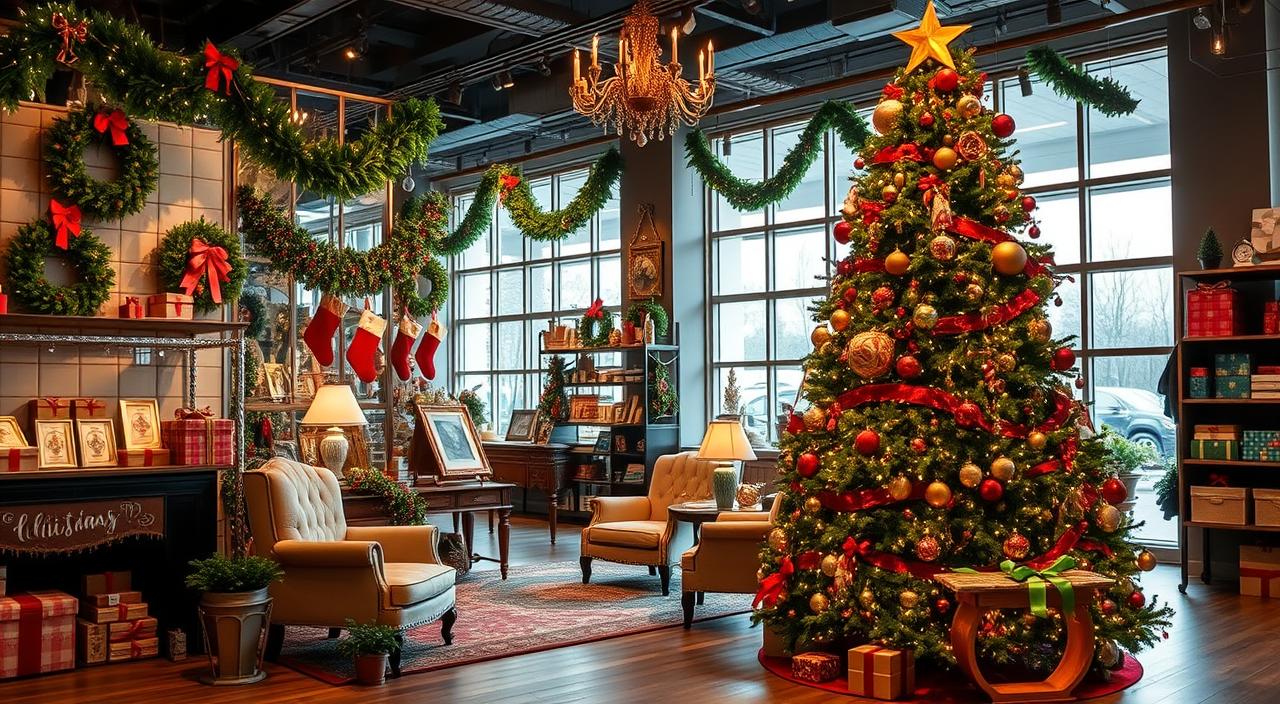 decoração de natal para loja