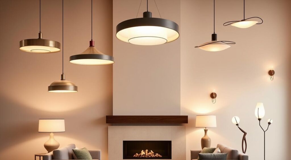 design-das-luminarias-1024x563 10 Dicas de Iluminação em Sala para Aconchegantes e Lindas