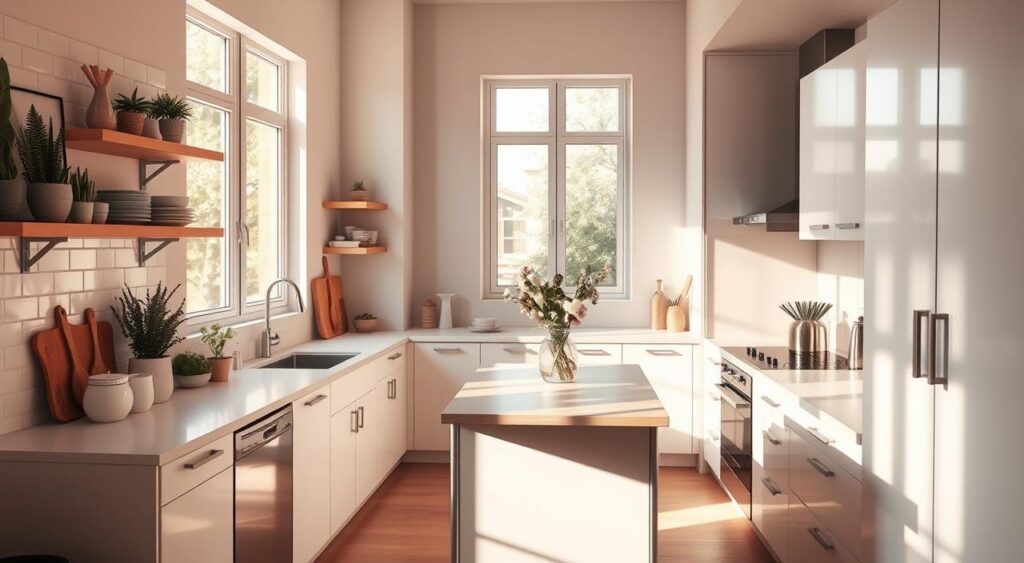 dicas-para-cozinhas-pequenas-1024x563 Dicas para Decoração de Apartamento Pequeno que Vão te Impressionar