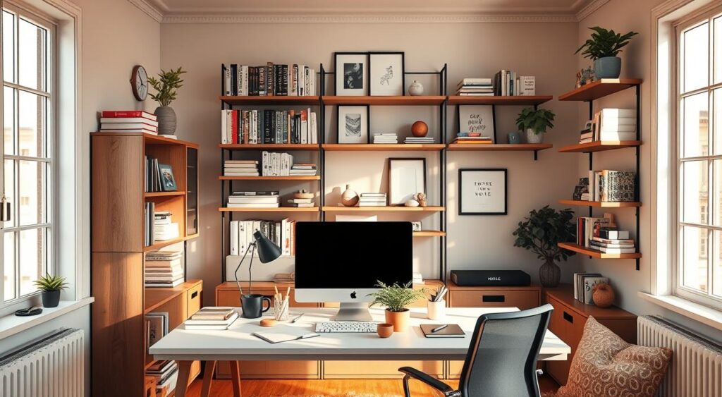 escritorio-em-casa-pequena-1024x563 Reforma de Casa Pequena: 10 Dicas Para Não Gastar Muito