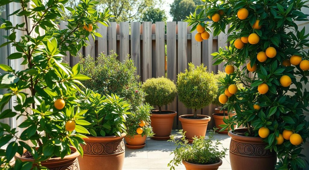 frutiferas-em-vasos-1024x563 Descubra Simples Jardins que Você Pode Criar em Casa!