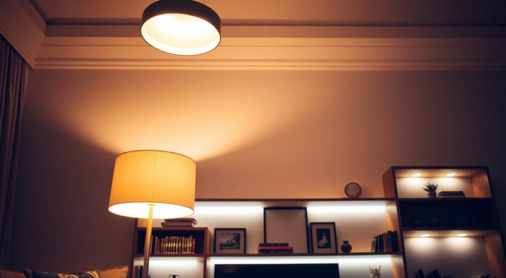 iluminacao-2-1024x563 Você vai se surpreender com essa Decoração em Prateleiras!
