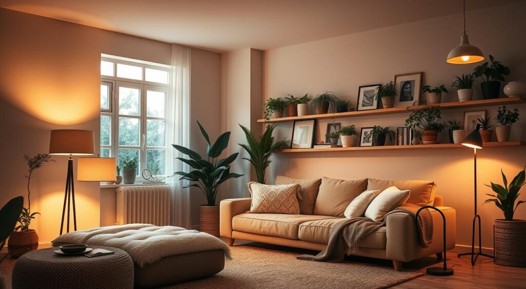 iluminacao-ambientes-acolhedores-1024x563 Ideias Criativas para Decoração de Apto Pequeno