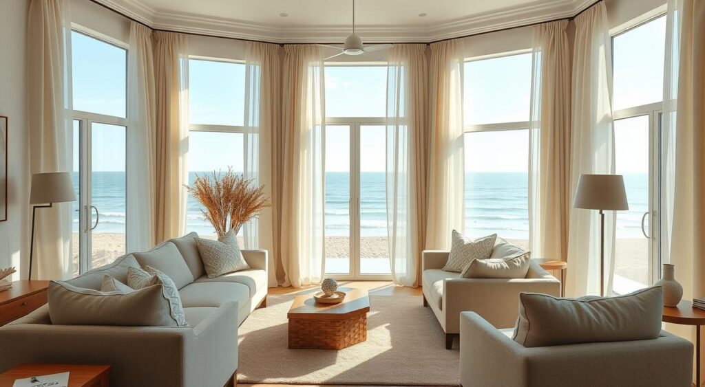 iluminacao-natural-sala-praiana-1024x563 Dicas de Decoração Sala Praiana em 5 Passos Simples