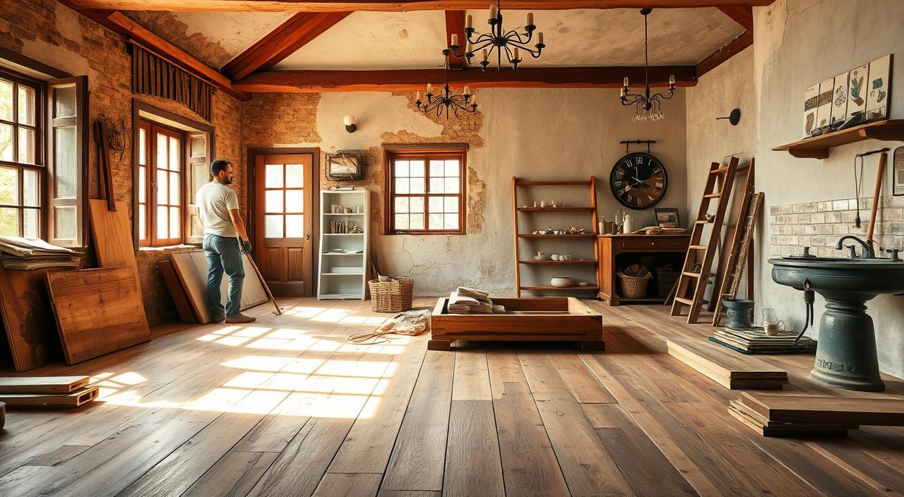 materiais sustentáveis na restauração de casa antiga