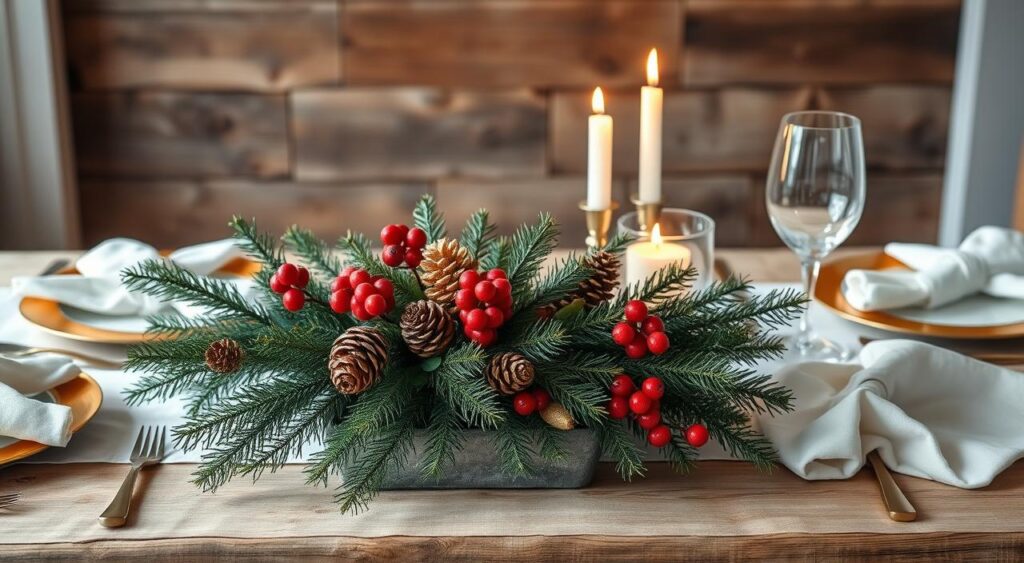 montagem-de-mesa-de-natal-1024x563 Mesa de Natal Simples e Maravilhosa pra Melhor Época do Ano