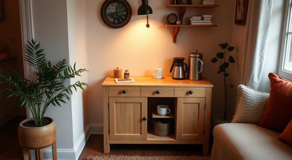 movel-DIY-cantinho-do-cafe-1024x563 Cantinho do Café Simples: 10 Ideias e Inspirações para Decorar