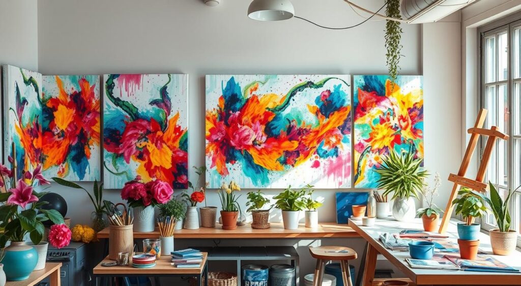 pinturas-criativas-dicas-1024x563 20 Inspirações em Pinturas Criativas para Decorar
