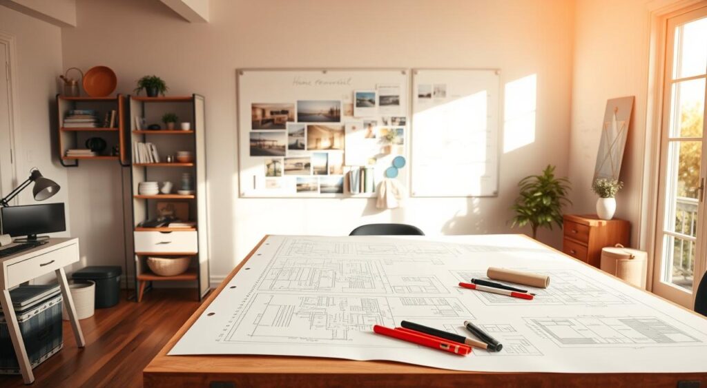 planejamento-de-reforma-1024x563 Antes e Depois de Casas: Estilo e Funcionalidade Renovados